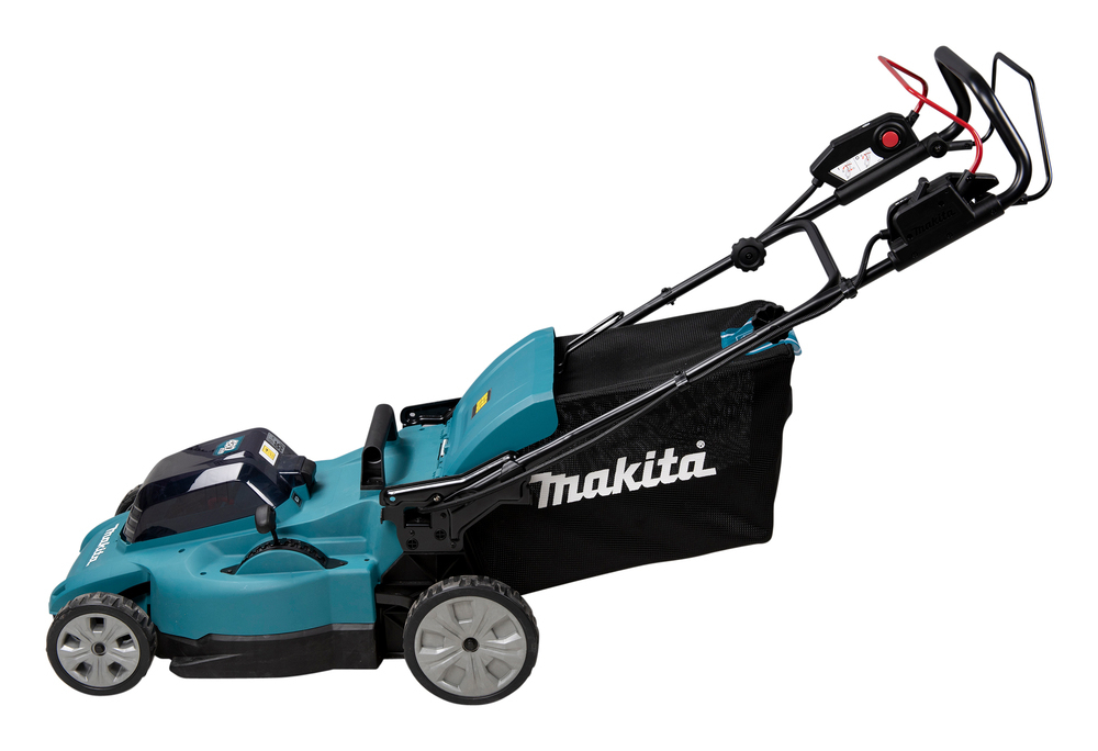 Газонокосилка аккум. LXT 2х18В, 860Вт, 48см, 62л 2,5-5км/ч,4в1,XPT, (2xBL1850B, DC18SH) Makita DLM481CT2