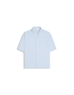 Мужская рубашка boxy fit с коротким рукавом и вышивкой, арт. 2842/710 - BERSHKA
