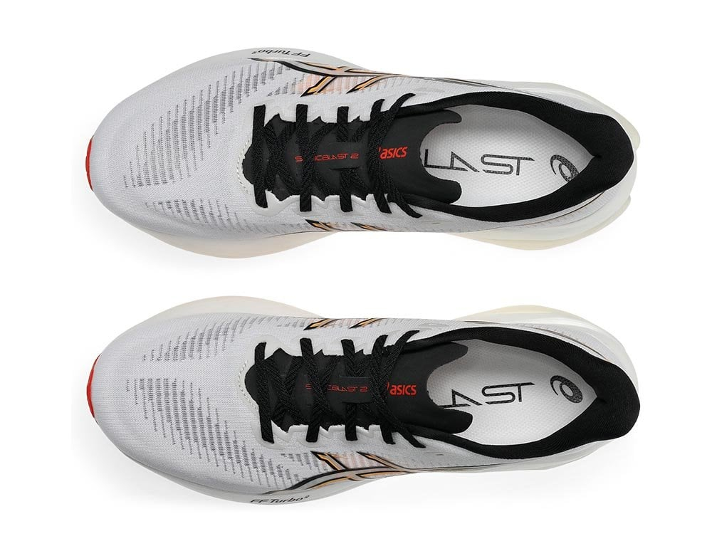 Мужские беговые кроссовки Asics Sonicblast 2 RISE & SHINE M Бело-Оранжевые