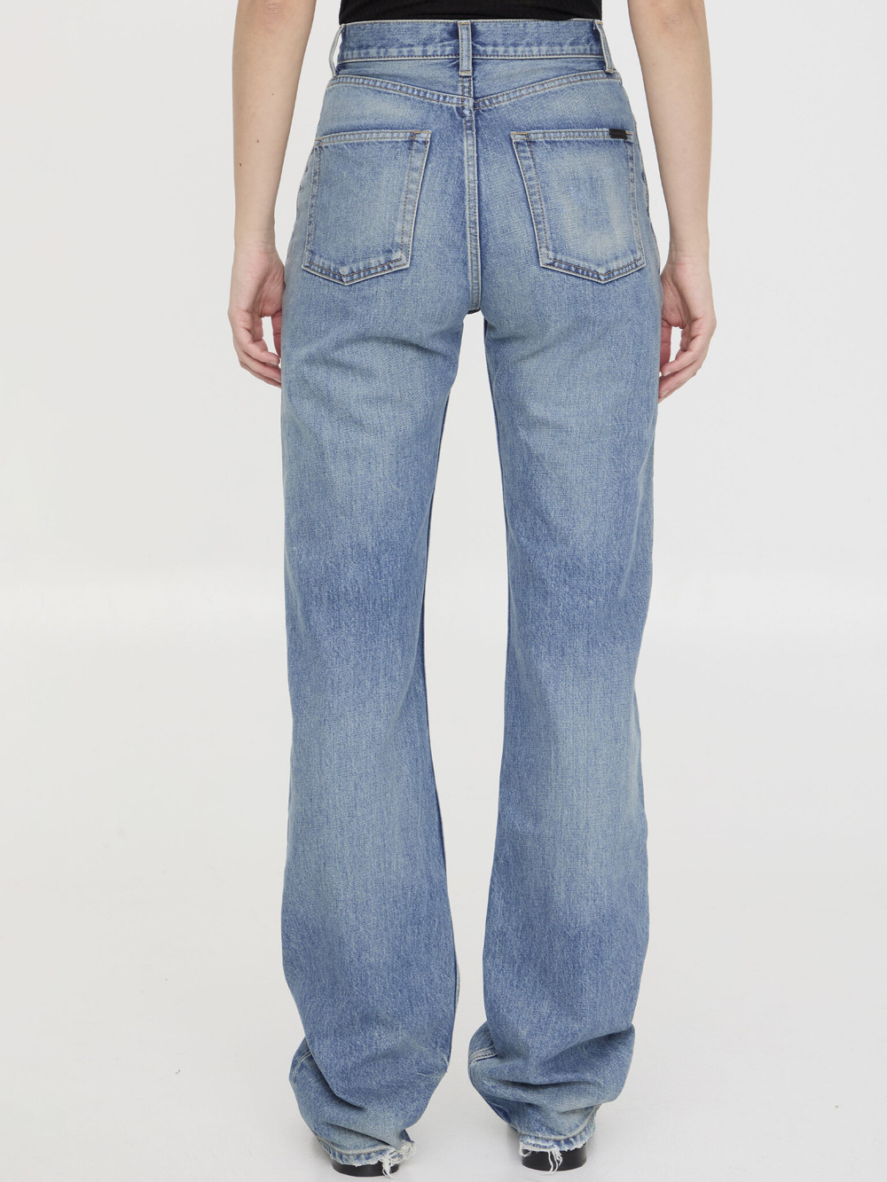 Джинсы SAINT LAURENT