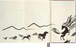 Блокнот в линейку Moleskine LIMITED EDITION Year of the Horse Large (13x21см) в подарочной коробке