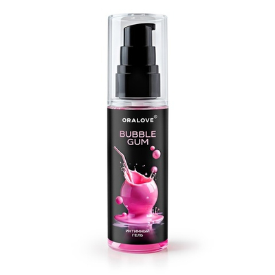 Съедобная гель-смазка Oralove Bubble Gum 60 г