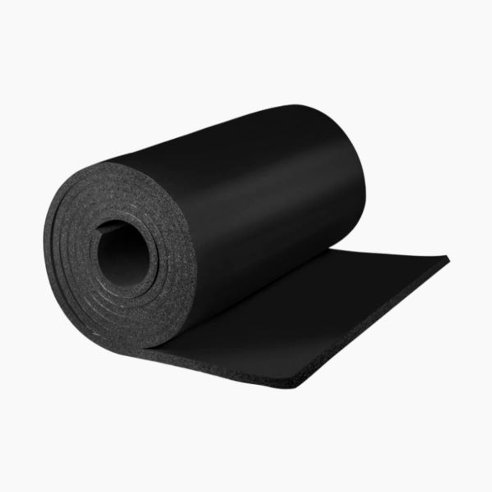 Рулон из вспененного каучука K-FLEX ST AD с покрытием IC CLAD BK Тмакс=110°C черный самоклеящийся