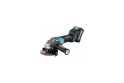 Машина шлифовальная угловая Makita аккум. XGT BL 40В, 125 мм, с комплектом аккум. 1x4Ач BL4040F, зарядным устройством DC40RA, Makpac 4 GA013GU101