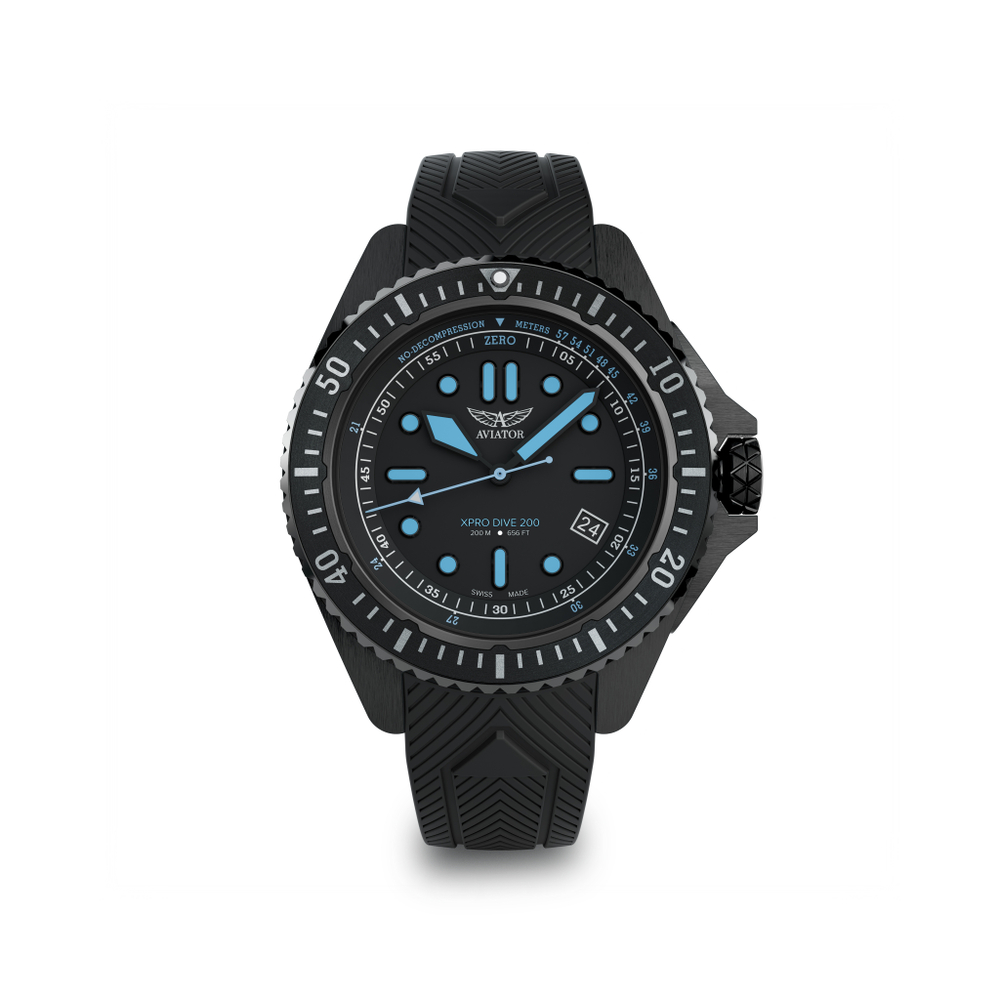 Чаcы кварцевые AVIATOR X-PRO DIVE 200 V.1.42.0.375.6  мужские