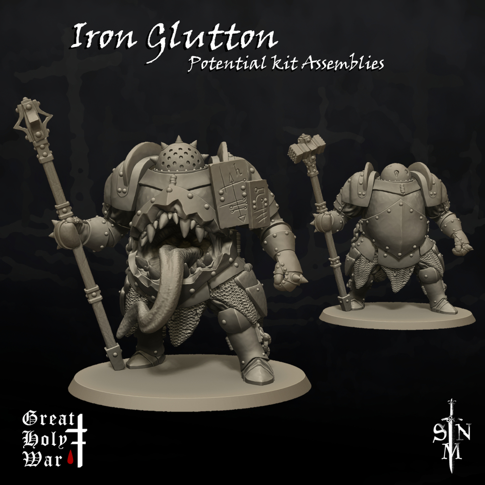 Миниатюра Trench Crusade Great Holy War Iron Gluttons