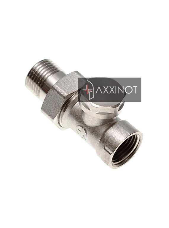 Вентиль запорный 1/2" прямой
