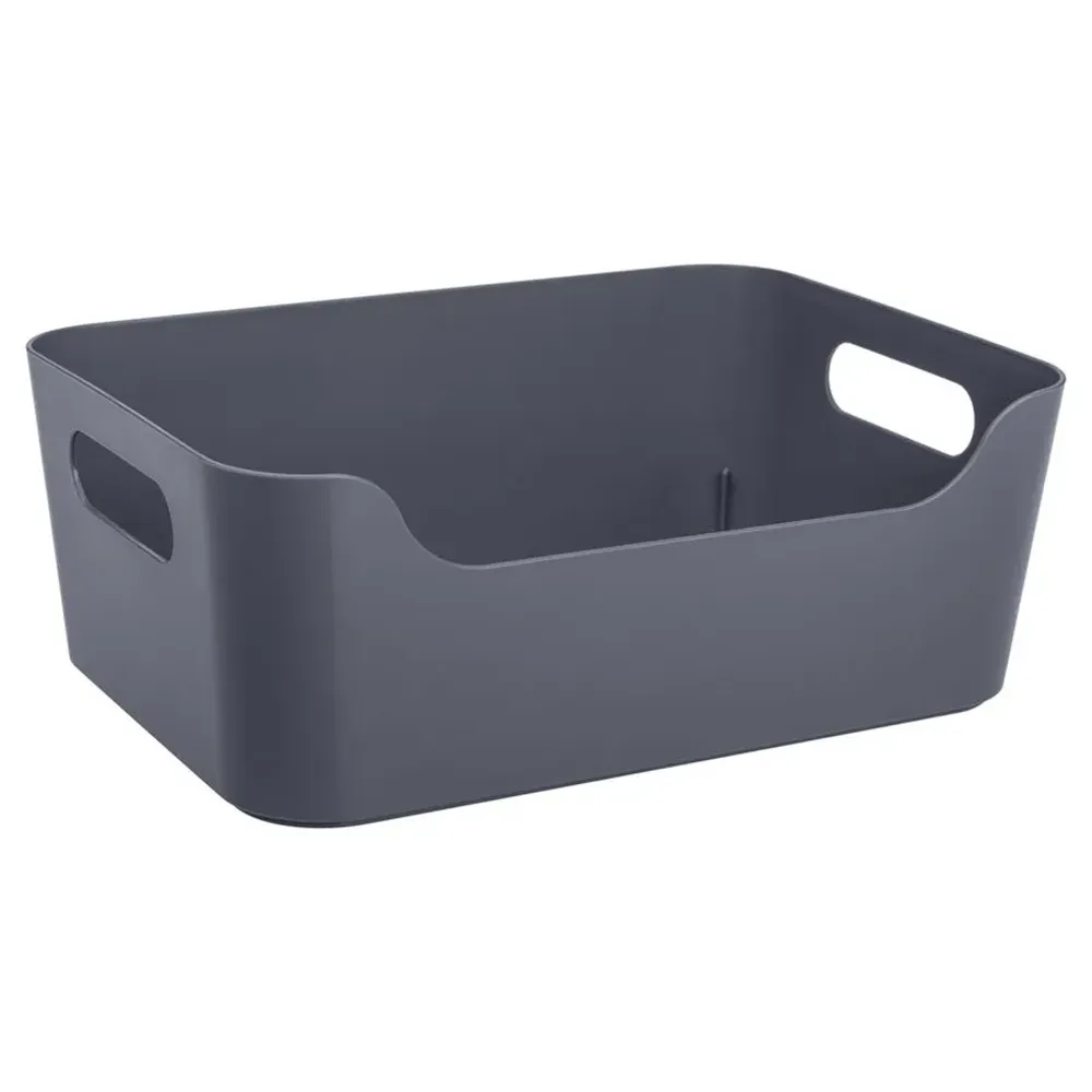 Корзинка универсальная "Сканди", 340х140мм, 10л (серый)