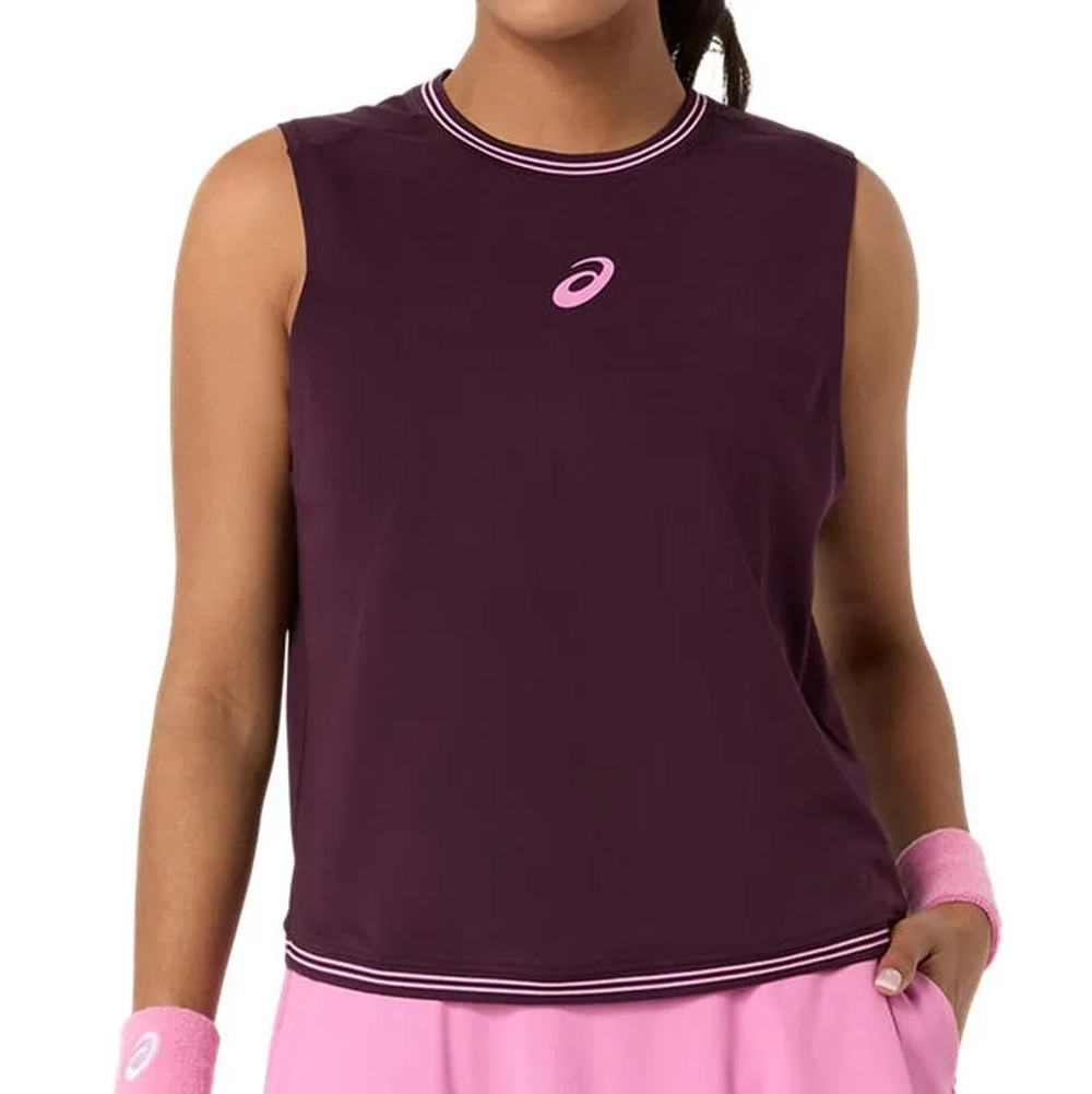 Топ теннисный Asics Game Sleeveless - dark aubergine