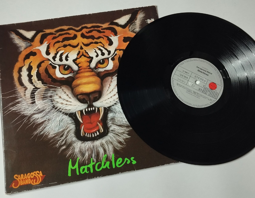 Винтажная виниловая пластинка LP Saragossa Band Matchless (Germany 1980)