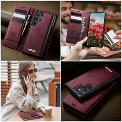 Чехол-кошелек CaseMe 2 in 1 MagSafe Samsung Galaxy S23 Ultra
