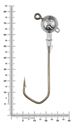 Джиг некрашеный Stinger Eye Jig, крючок Vido Craft VD-079 7/0 (3шт/уп)