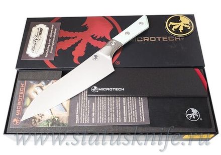 Нож Microtech Kitchen Chef Caribbean Blue 3000B-10CA Bolster