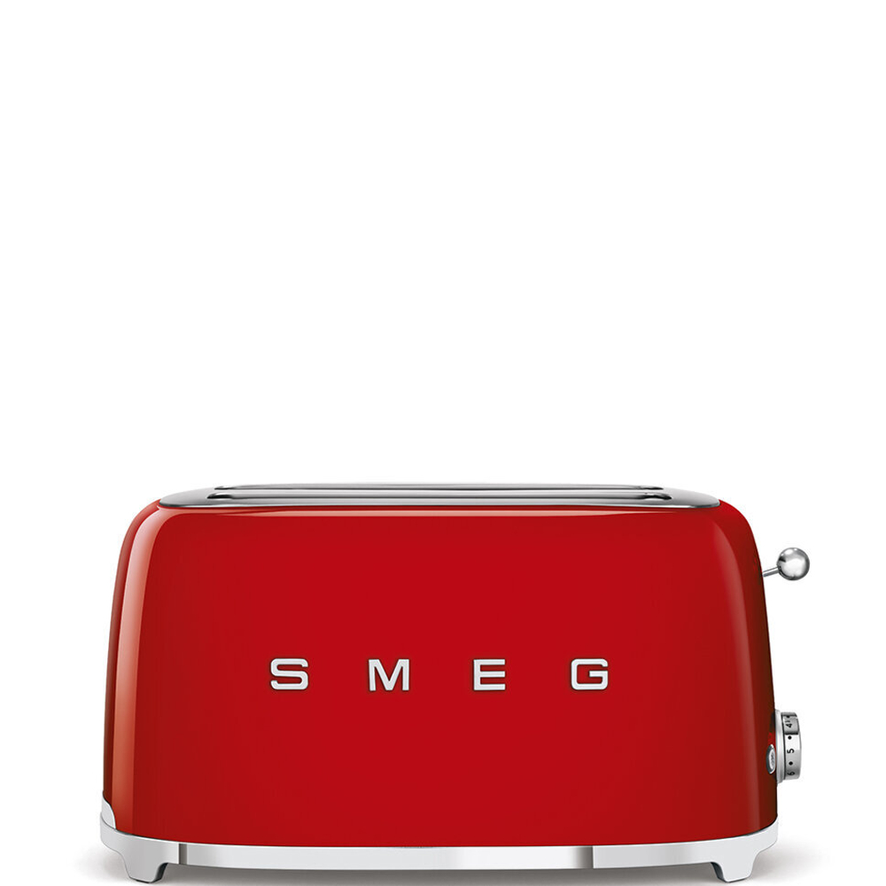 Тостер на 4 ломтика Smeg TSF02RDEU