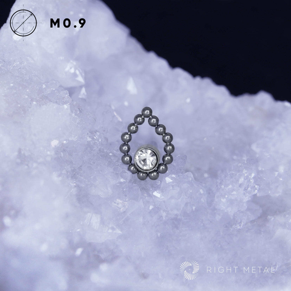 Drop Bead Crystal-