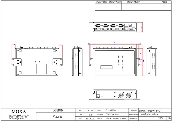 NPort 5610-8-DT