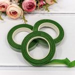 Флористическая тейп-лента (1,2 см*22,86 м) Зеленый, 1 шт.