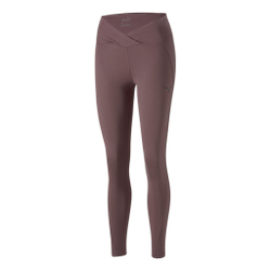 Женские теннисные брюки Puma Studio Yogini Cross Waist Full Tight Women - Brown