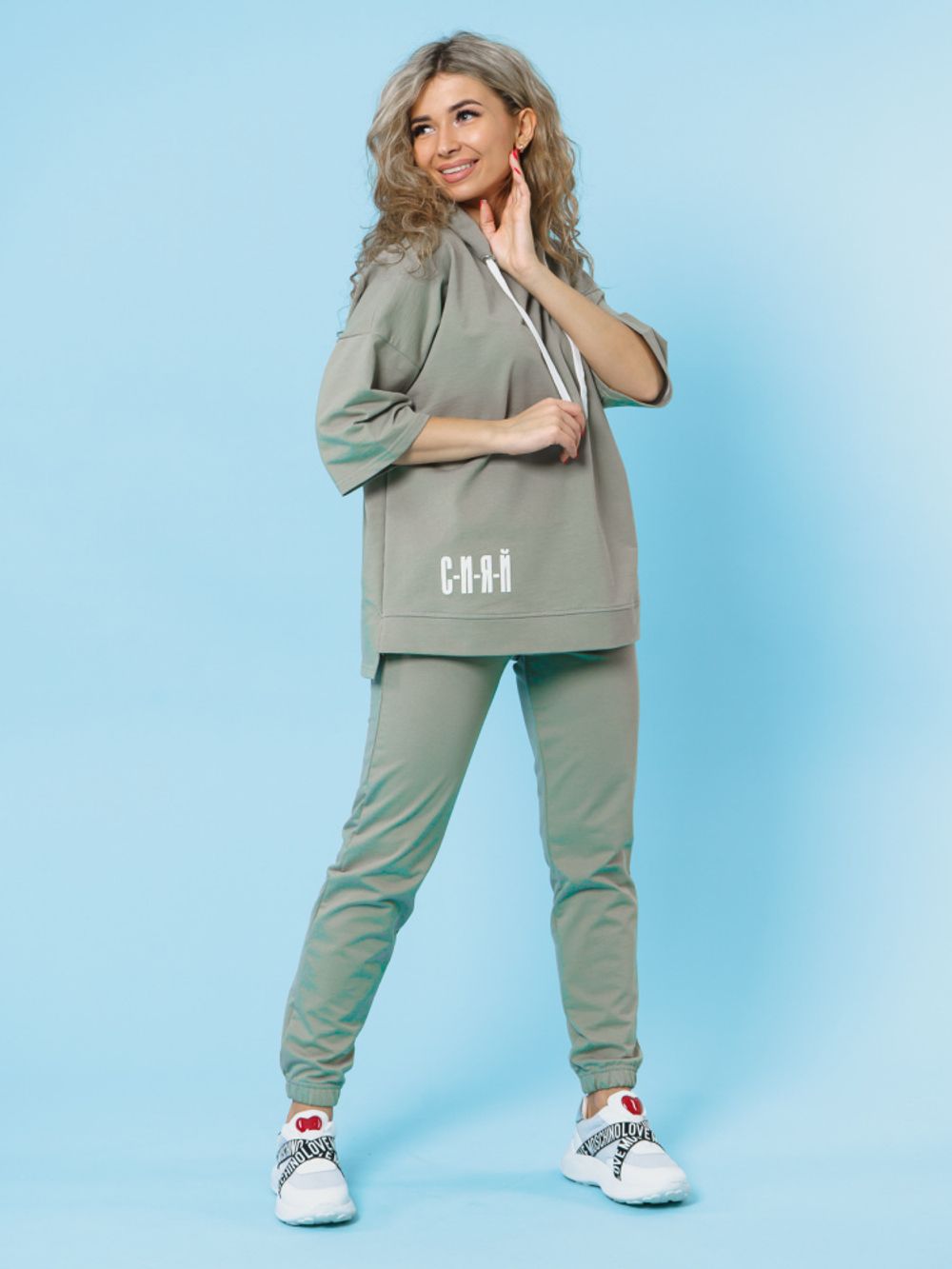866 Костюм "Св.олива" SveTekst (Акция)