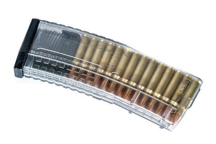 Магазин PufGun для AR-15, 5,56×45 / .223 Rem, 30 патронов, прозрачный