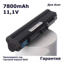 Аккумулятор iBatt 7800mAh, для Aspire One 521 1410 Ferrari 200 1810TZ 1410-232G25i 1810T 1810 752 742G25i 1410-742G25i