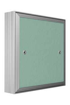 Люк ревизионный D Ceramo Base 400х400 скрыт.монтаж съемный алюминий EVECS