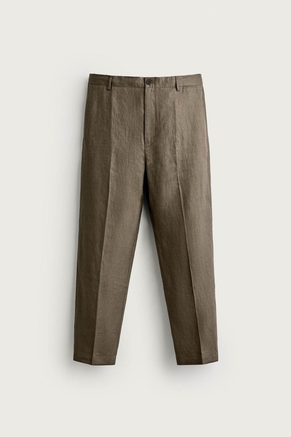 БРЮКИ КЛАССИЧЕСКОГО КРОЯ ИЗ 100% ЛЬНА — ZARA