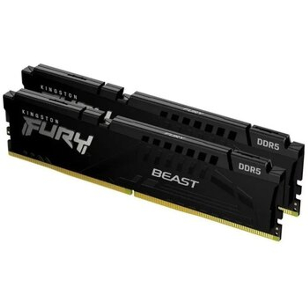 Оперативная память KINGSTON FURY Beast DDR5 64GB 6000MHz CL30 UDIMM KF560C30BBK2-64