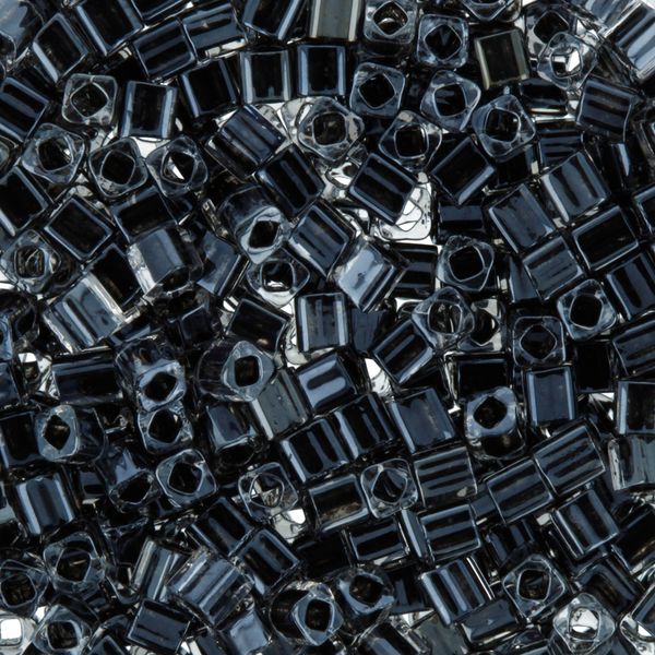 Бисер Toho Cube 2 (1.5 мм), 25 г (5х5 г), 0344 черный
