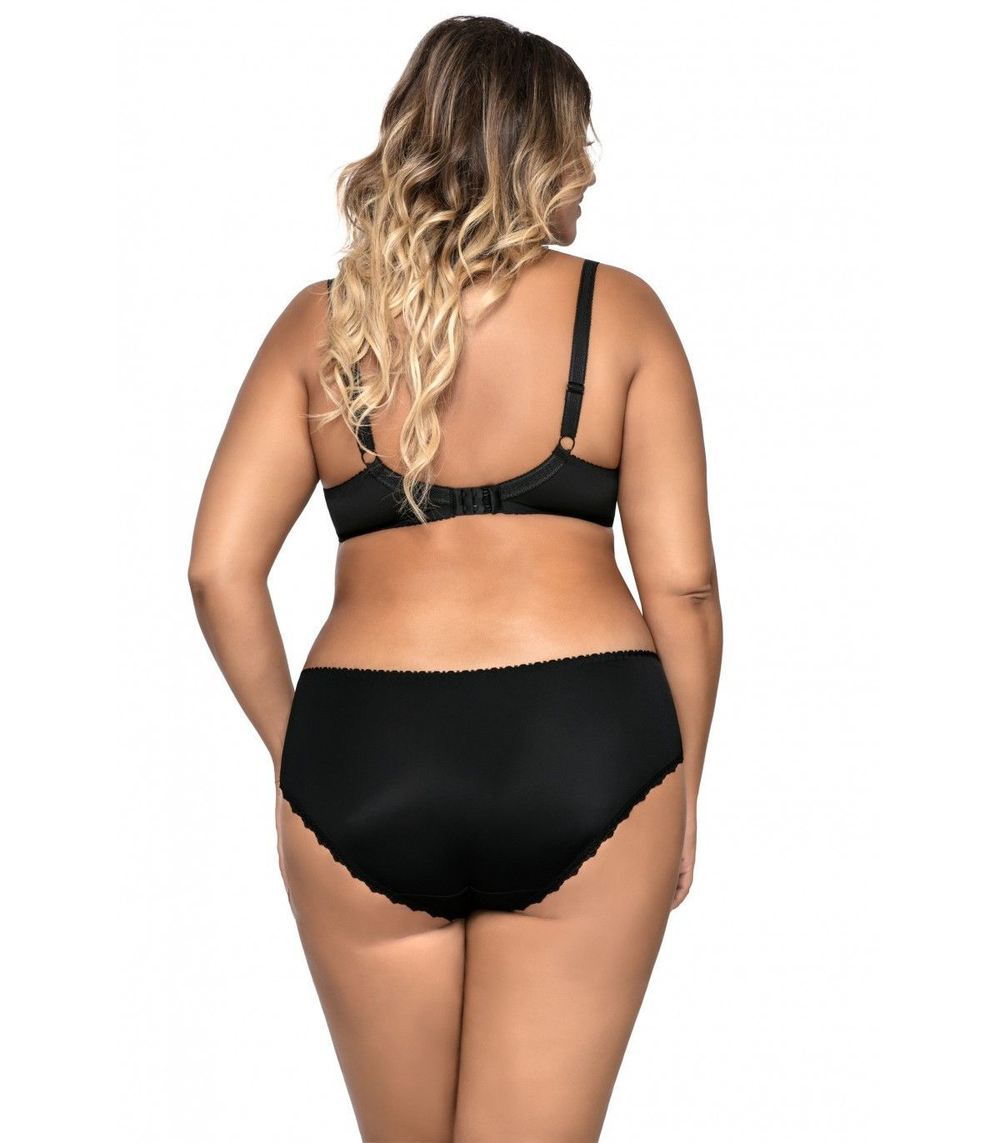 Элегантный бюстгальтер plus size с уплотненными чашками из нежной микрофибры (Размер: 85I) (Цвет: белый)