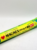 Шипучая таблетка с магнием Magnex 375 г + B6, 20 таблеток (из Финляндии)
