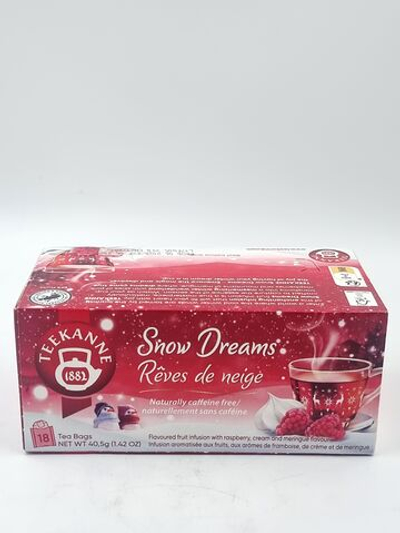 Чай фруктовый TEEKANNE Schneetraumchen со вкусом малины и безе 18 пакетиков по 2,25 г (из Эстонии)