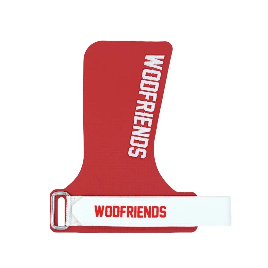Накладки карбоновые гимнастические WOD Friends Athlete Carbon Grip (Красные)