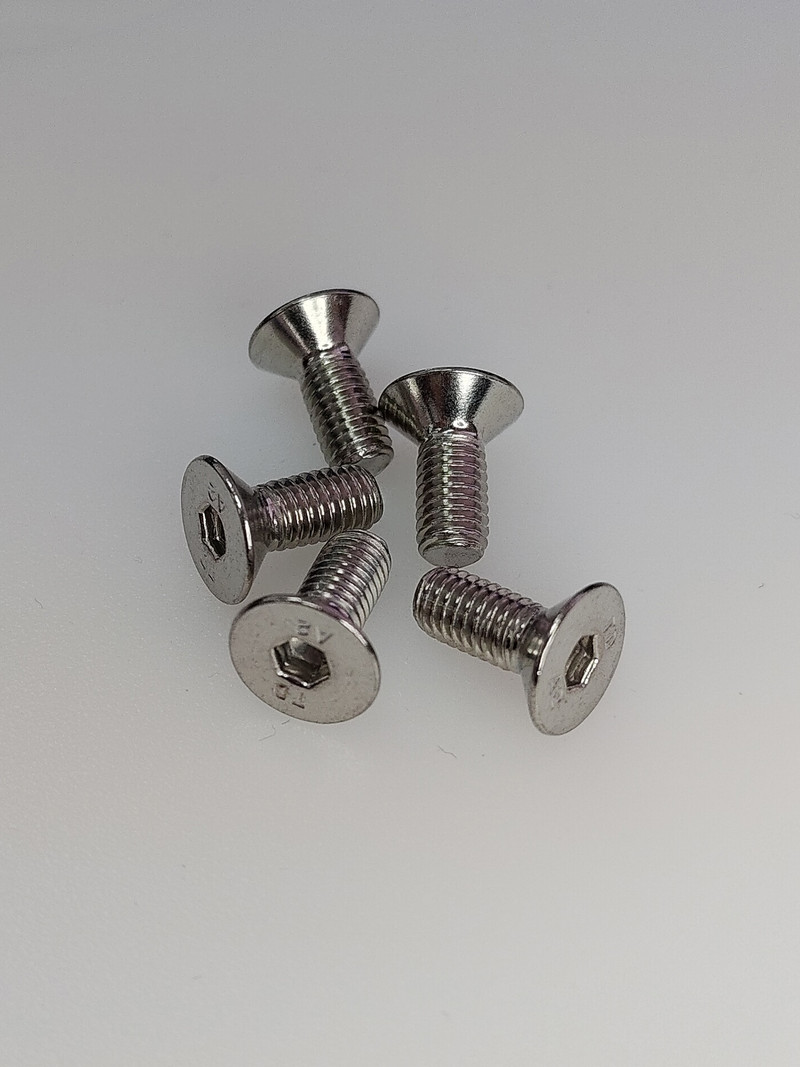 5х12 Винт потай с внут.шестигр. нерж. А2-70 DIN7991 (40 шт.)