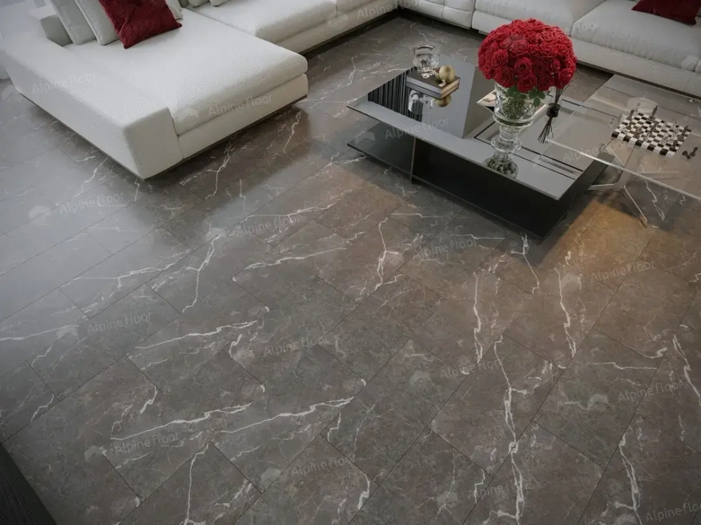Каменно-полимерная плитка Alpine Floor Камень (Stone Mineral Core) Сторм ЭКО 4-29