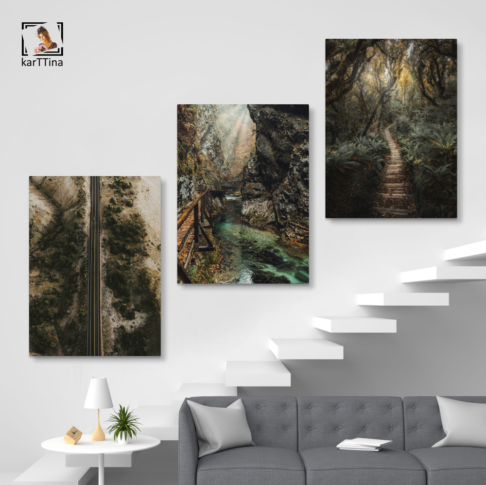 Картина karTTina "ОСЕННЯЯ СВЕЖЕСТЬ", 150 см х 70 см