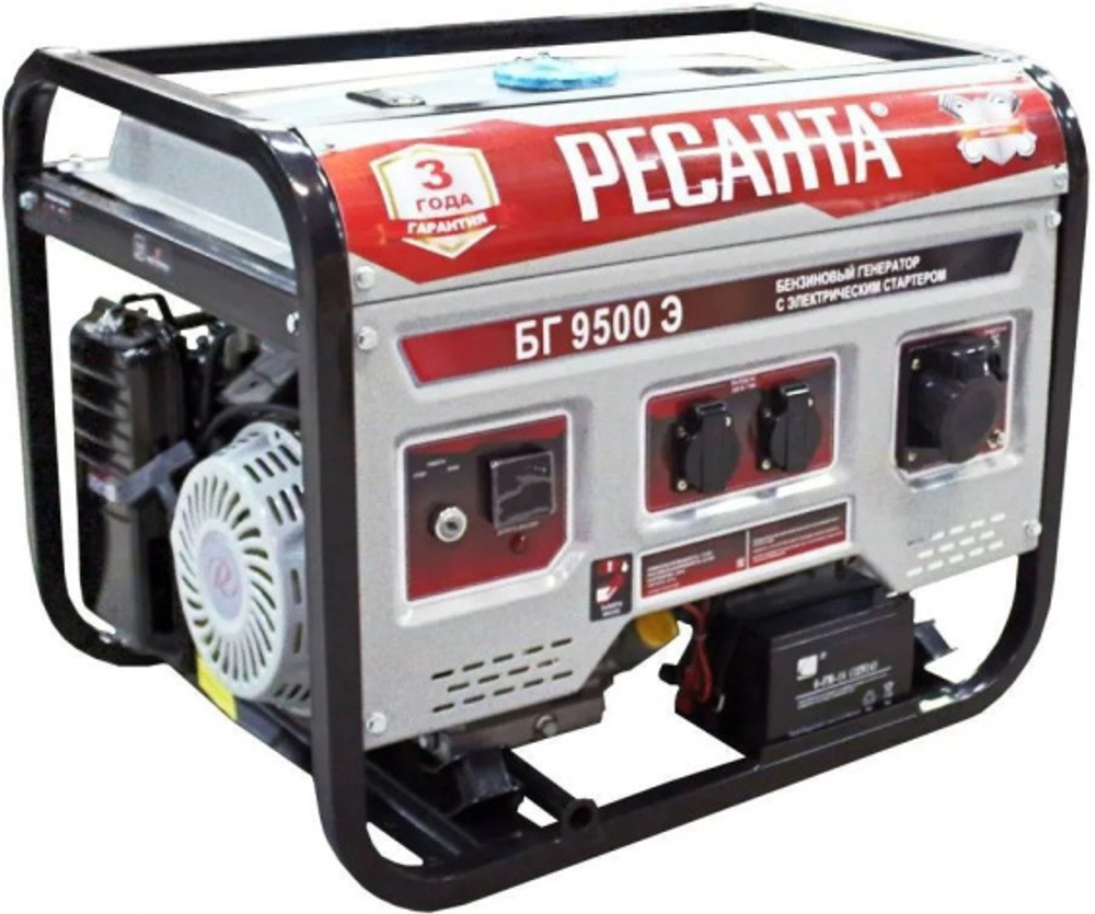 Генератор бензиновый Ресанта БГ 9500 Э