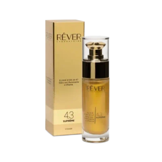 4.3 Rever Омолаживающая лифтинг-сыворотка с эффектом сияния-ELIXIR D'OR 24 KT Siero oro illiminante, 30 мл