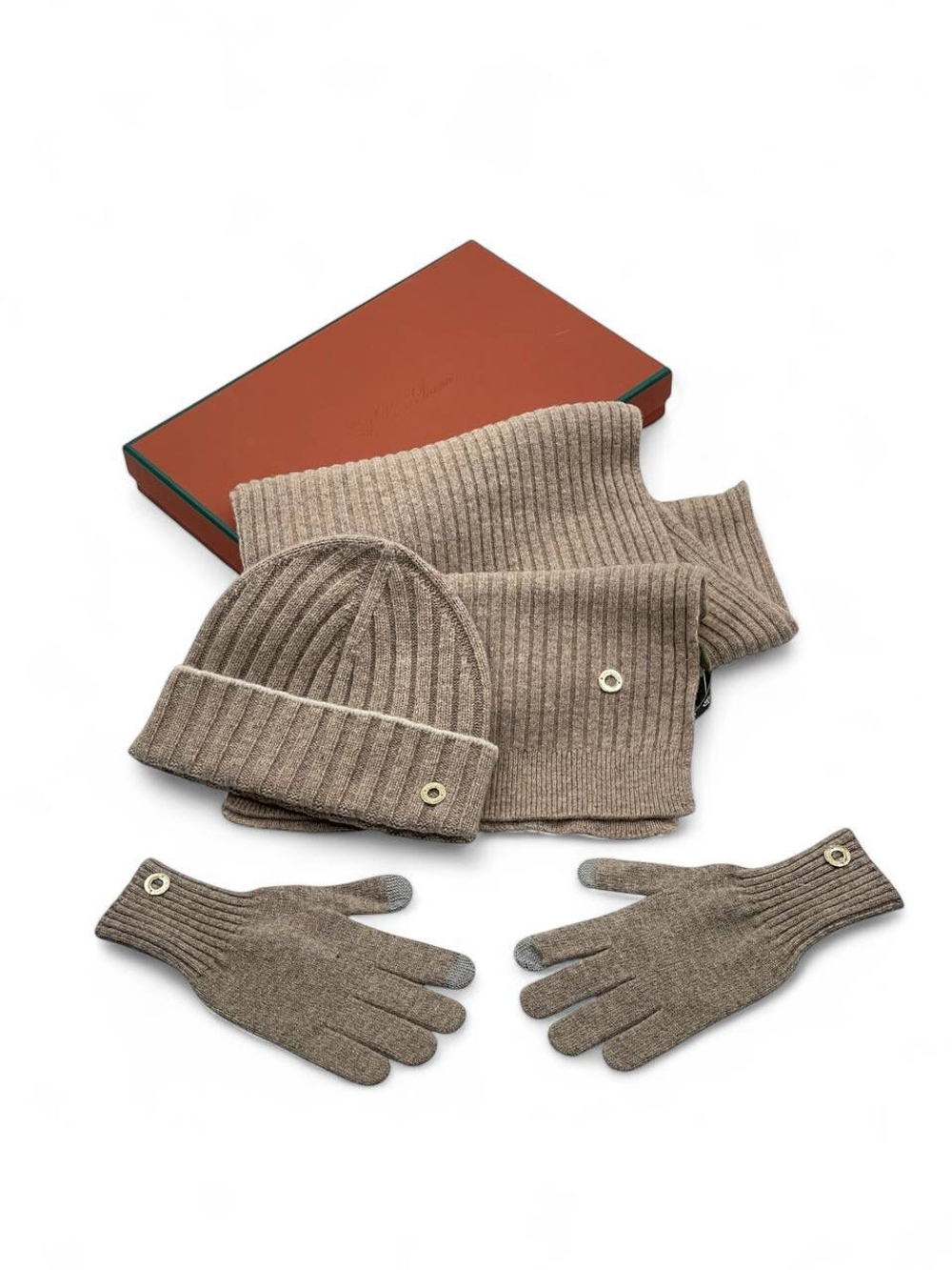Комплект Loro Piana (шапка + перчатки + шарф)