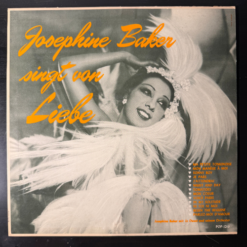 Josephine Baker Mit Jo Duval Und Seinem Orchester ‎– Josephine Baker Singt Von Liebe (Германия)