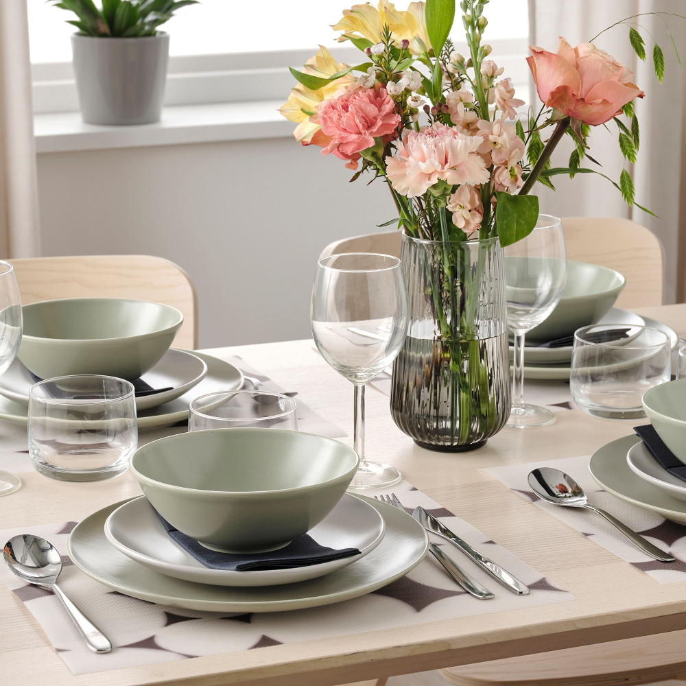 Салфетка для сервировки IKEA VARKLYNNE (ВОРКЛИННЕ), Коричневый с рисунком, 36х29 см