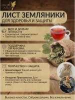 Земляники лист сушеный для декора свечей, мыла, панно