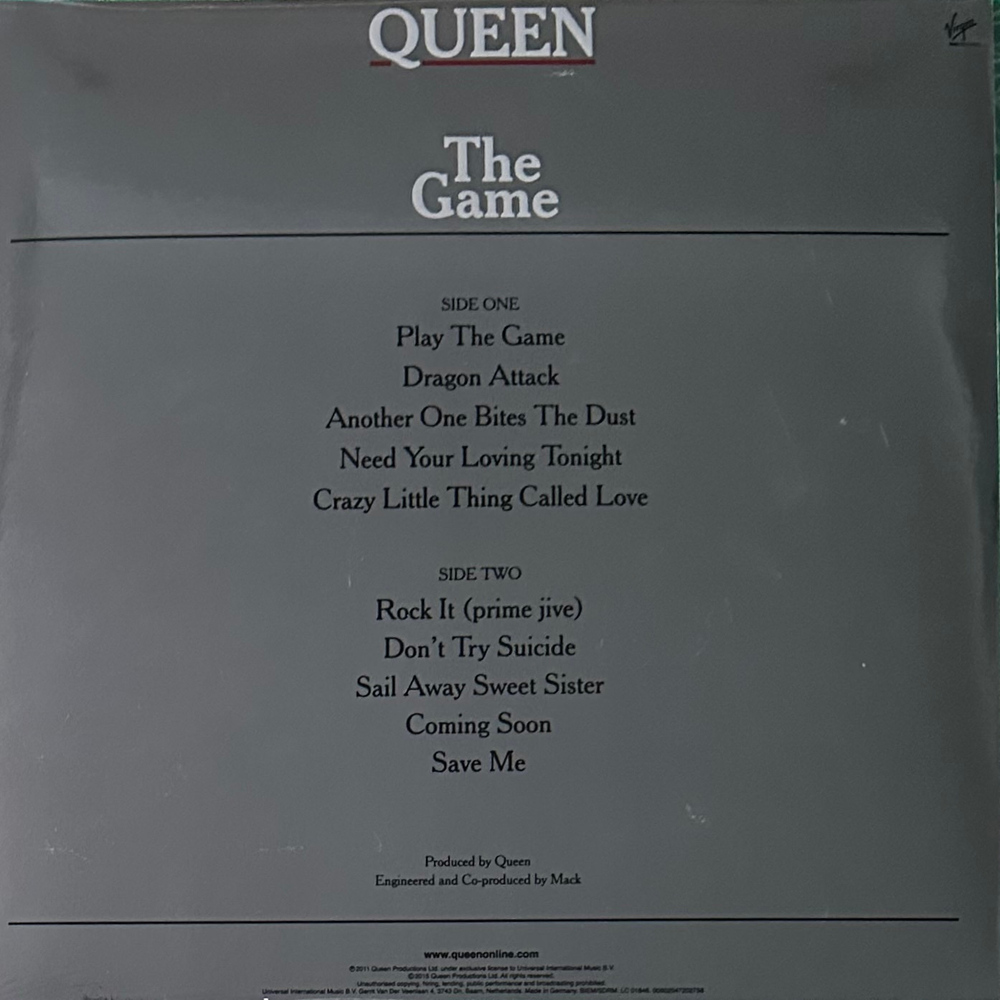 Queen - The Game (Европа 2015г.)