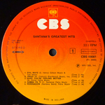 Santana - Santana's Greatest Hits (Голландия 1986г.)