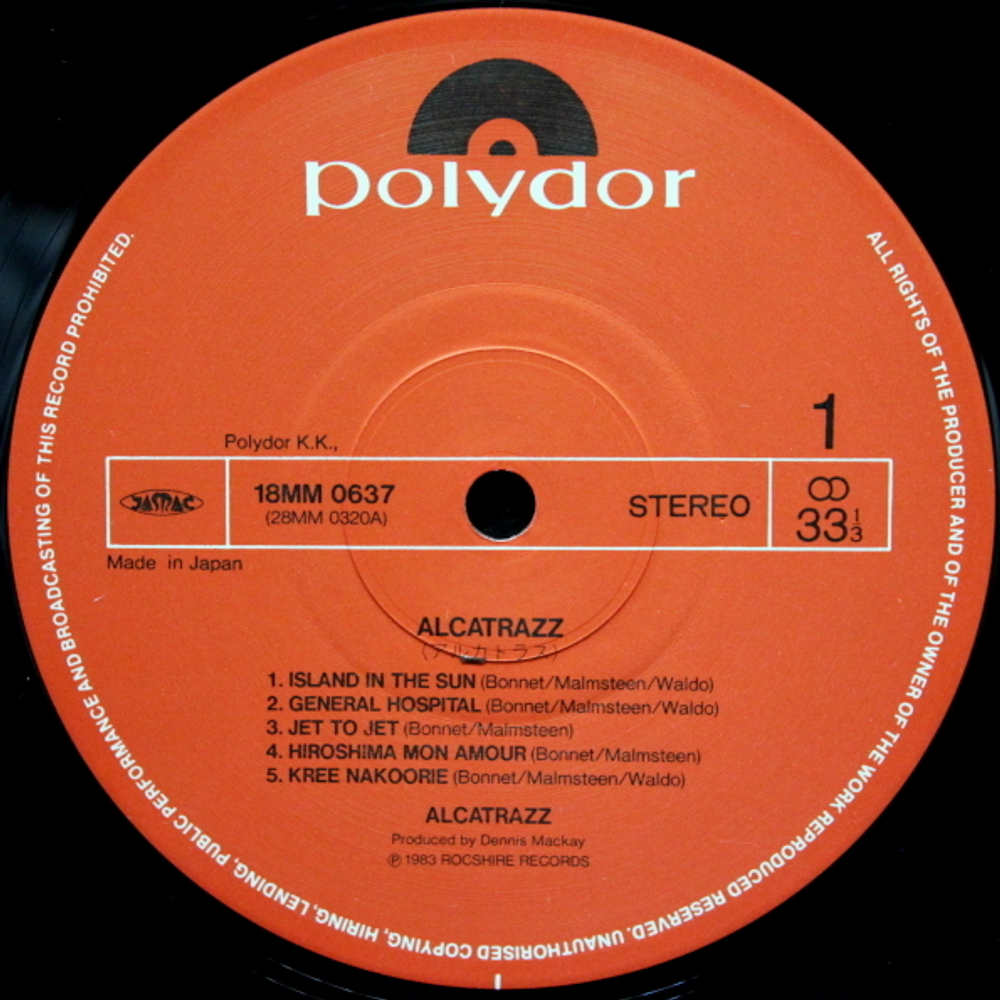 Alcatrazz / No Parole From Rock 'N' Roll (LP)