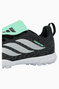 Сороконожки adidas Predator Club FT Elastic LacesTF Junior - черный