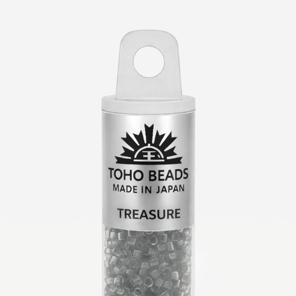 Японский бисер TOHO Treasure (№9), прозрачный