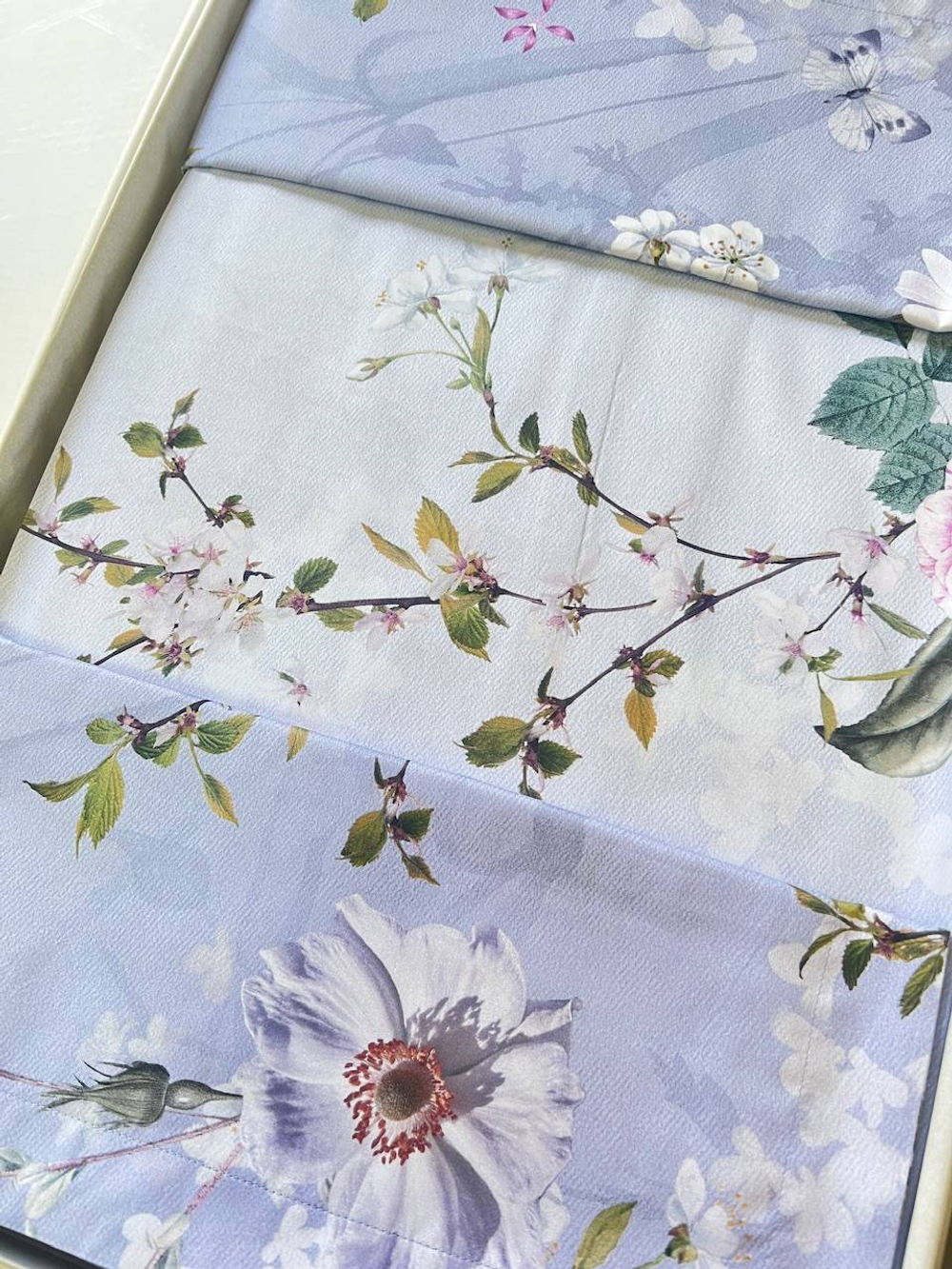 Постельное белье 2 спальное евро Mirabello Gardenia Sweet васильковое