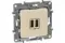 Розетка USB Legrand Etika двойная 2400мА слоновая кость 30195
