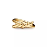 Кольцо из жёлтого золота 18k,Tiffany 💠Knot два оборота